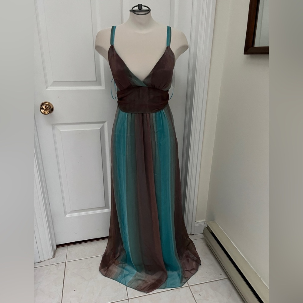 NWT Purple shimmer maxi dress Elegant Multicolor Maxi Dress